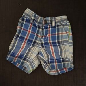2T Tommy Hilfiger Classic Blue Plaid Kids Shorts